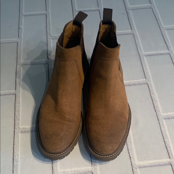 Johnston & Murphy Brown Chukka Boots Suede Casual - Picture 2 of 8